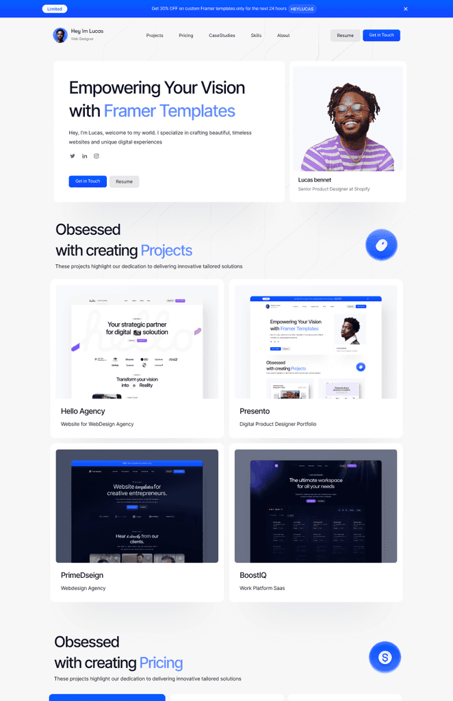 Prismora — Personal Web Portfolio